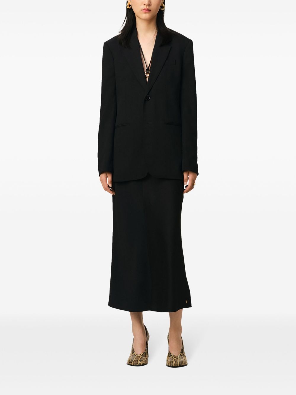 semi-lined blazer - 2