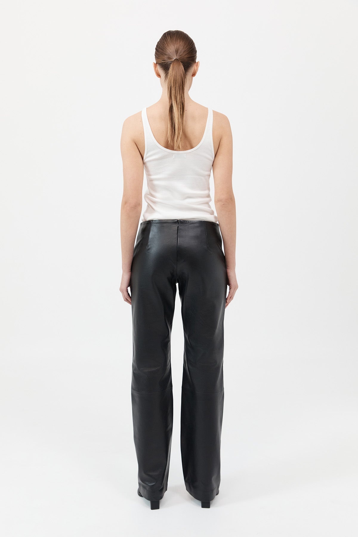Leather Pants - Black - 5