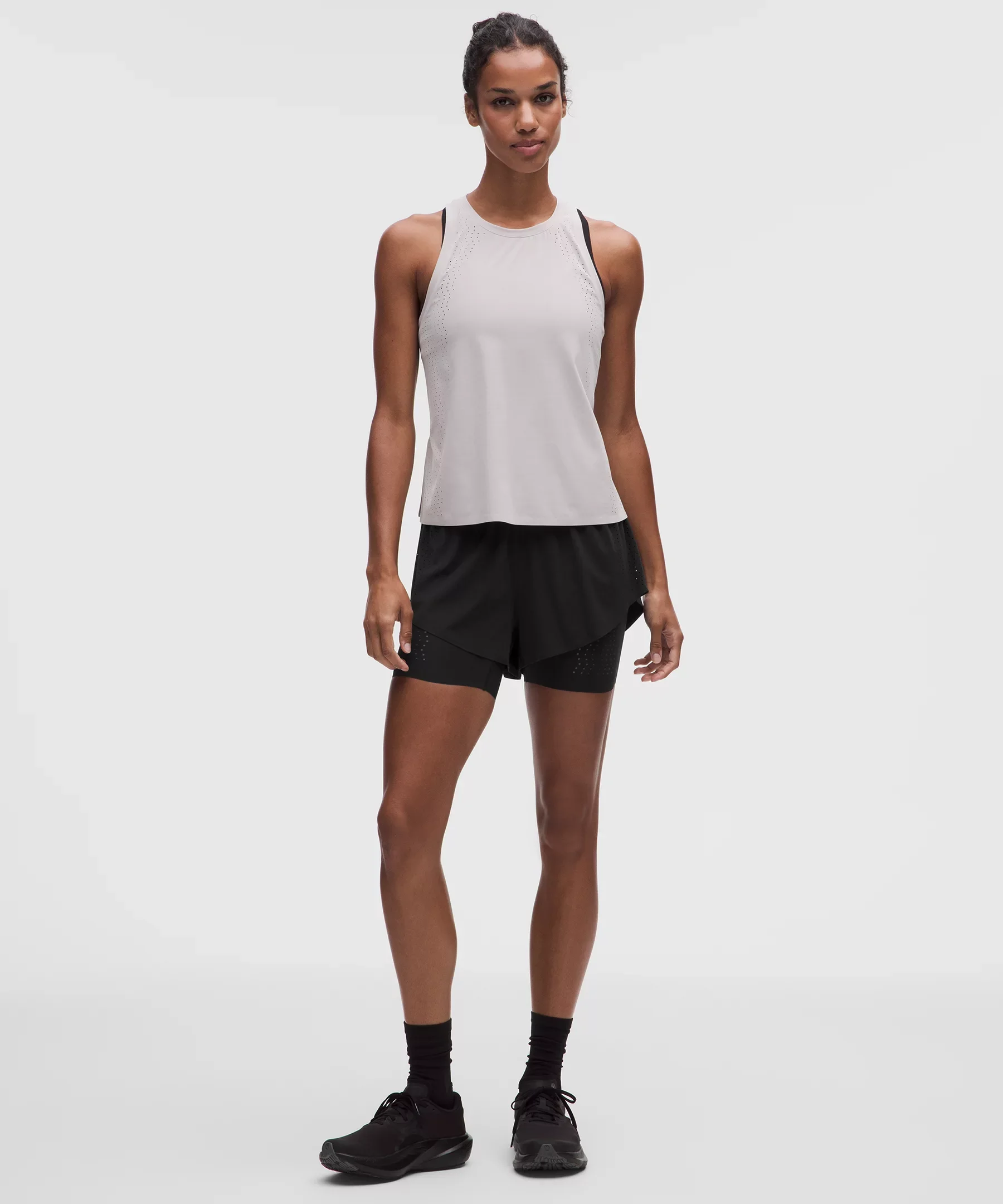 Sleek Perforated 2-in-1 High-Rise Short - 1