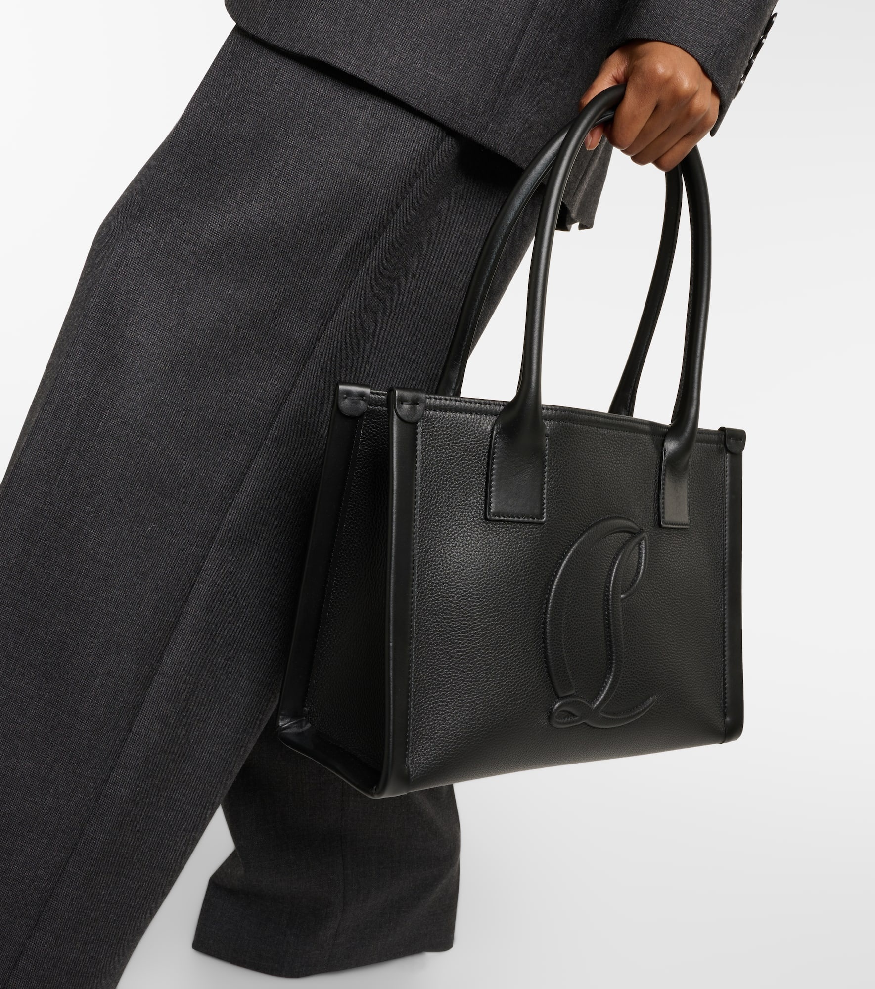 By My Side Large leather tote bag - 6