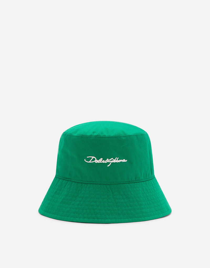 Bucket hat with Dolce&Gabbana logo 1