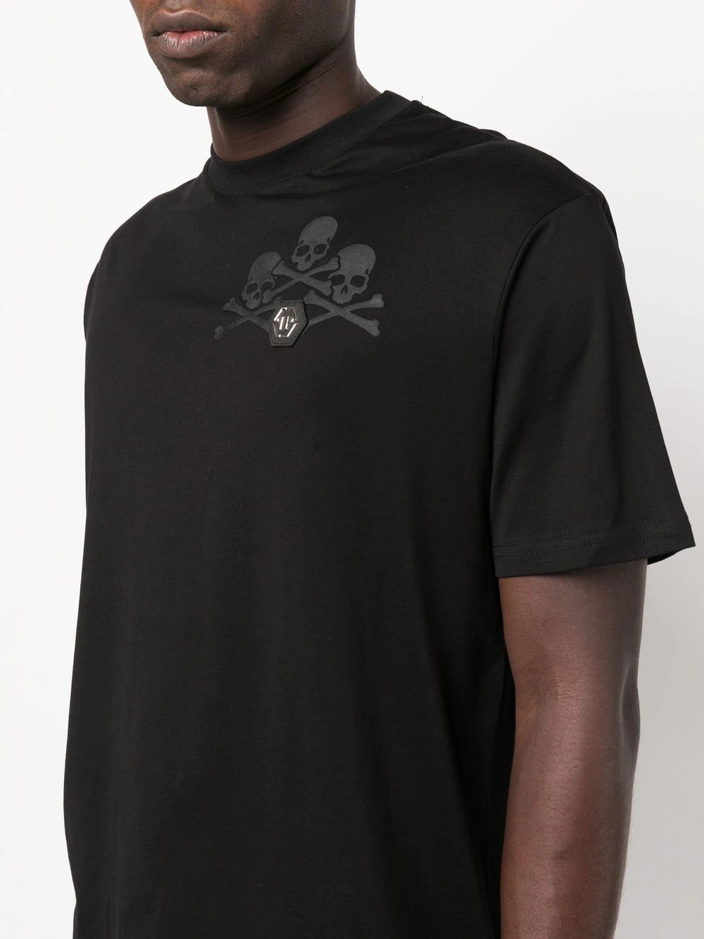 skull-print detail T-shirt - 5