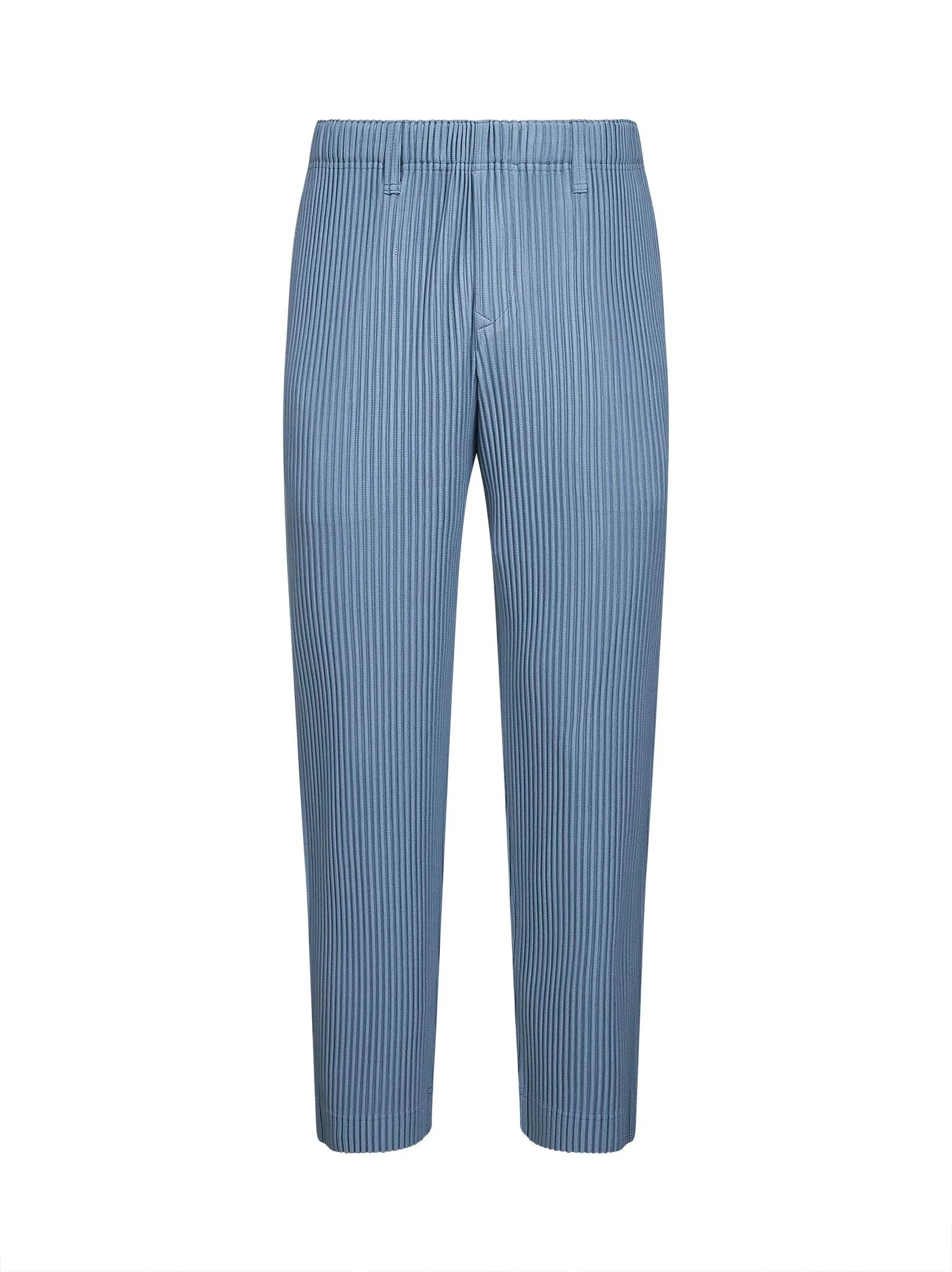 Slate blue TAILORED PLEATS 1 trousers - 1