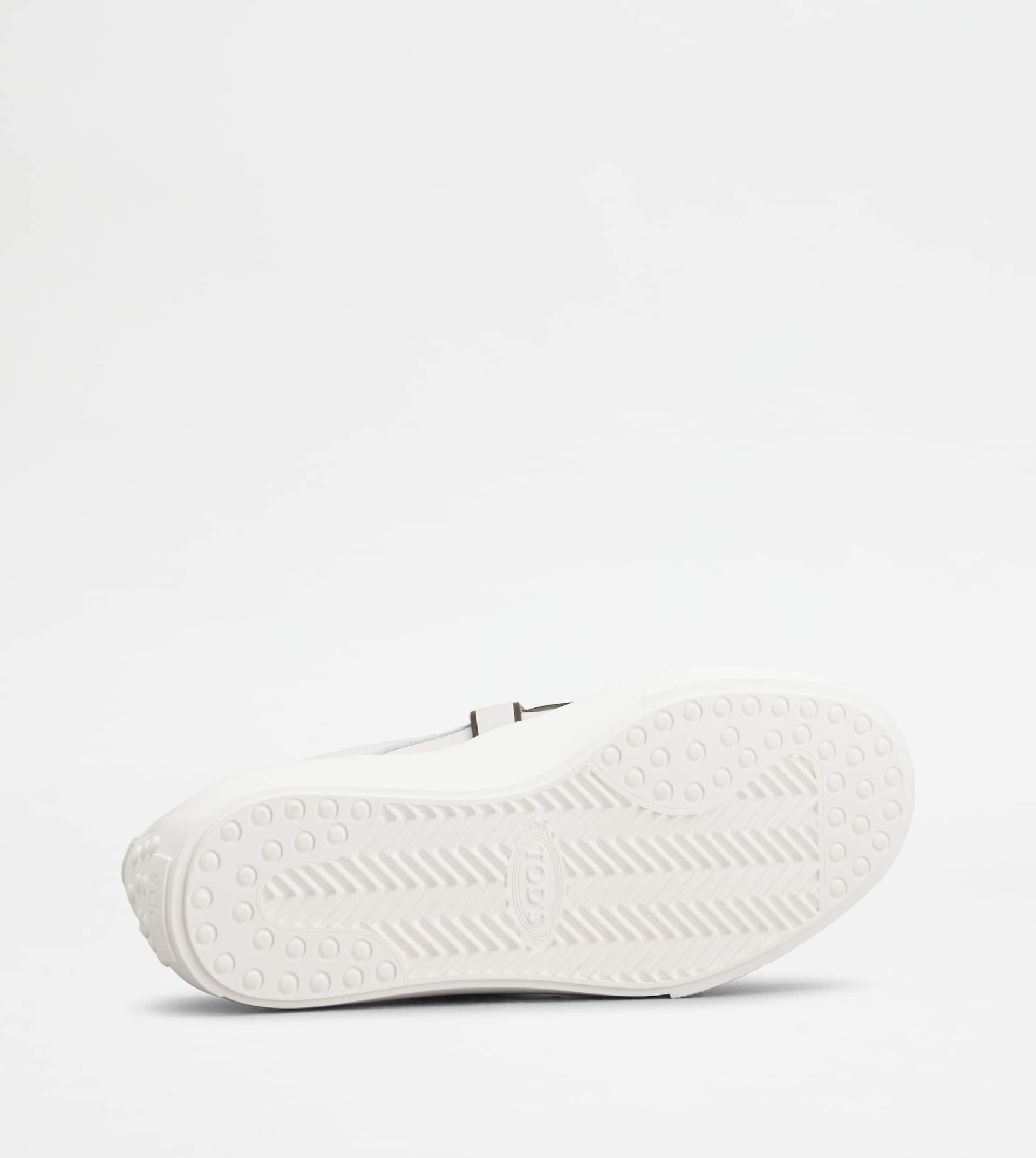 KATE SLIP-ONS IN LEATHER - WHITE - 4
