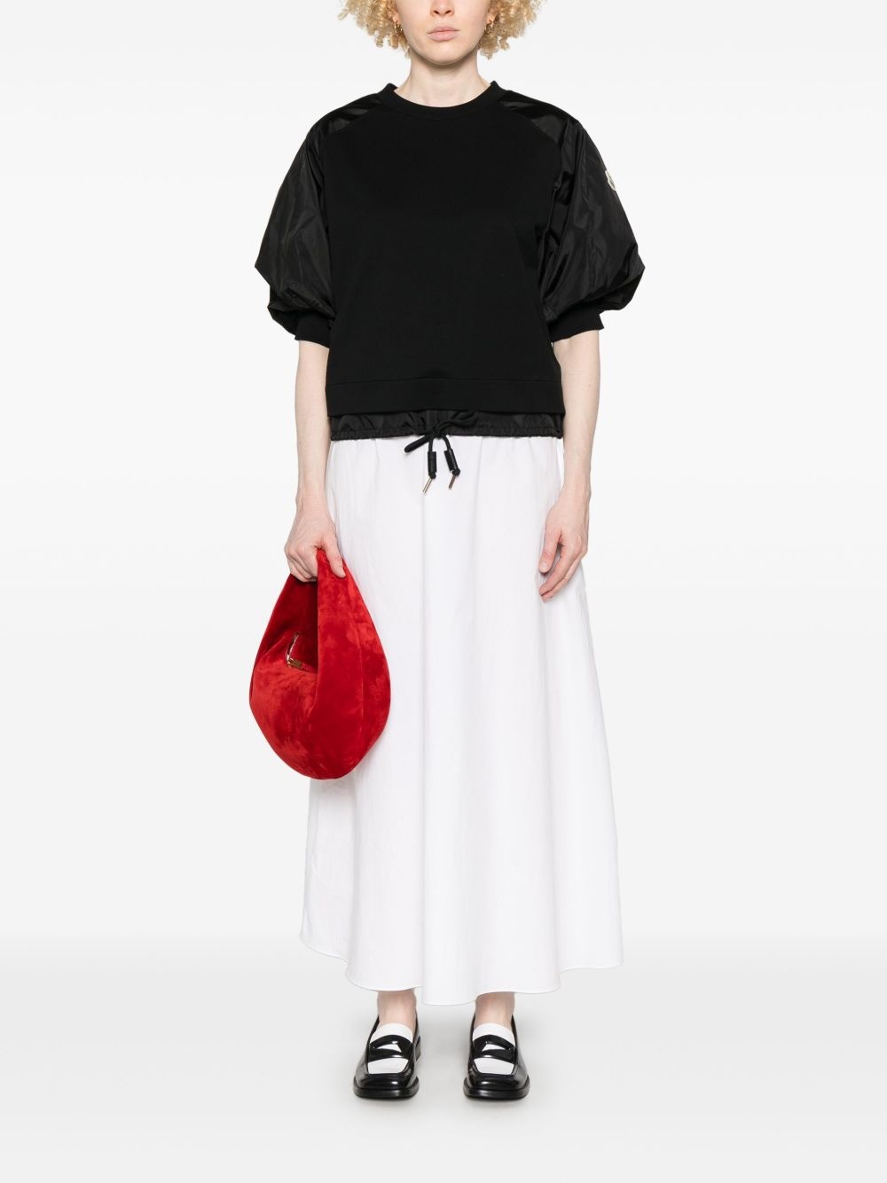 contrast-sleeves T-shirt - 2