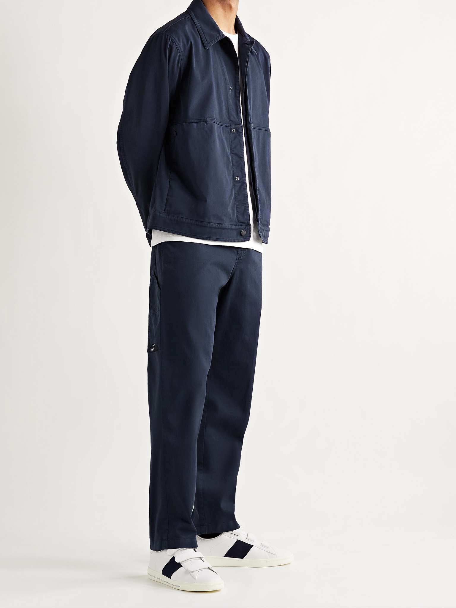 5 Moncler Craig Green Garment-Dyed Stretch-Cotton Twill Chinos - 2