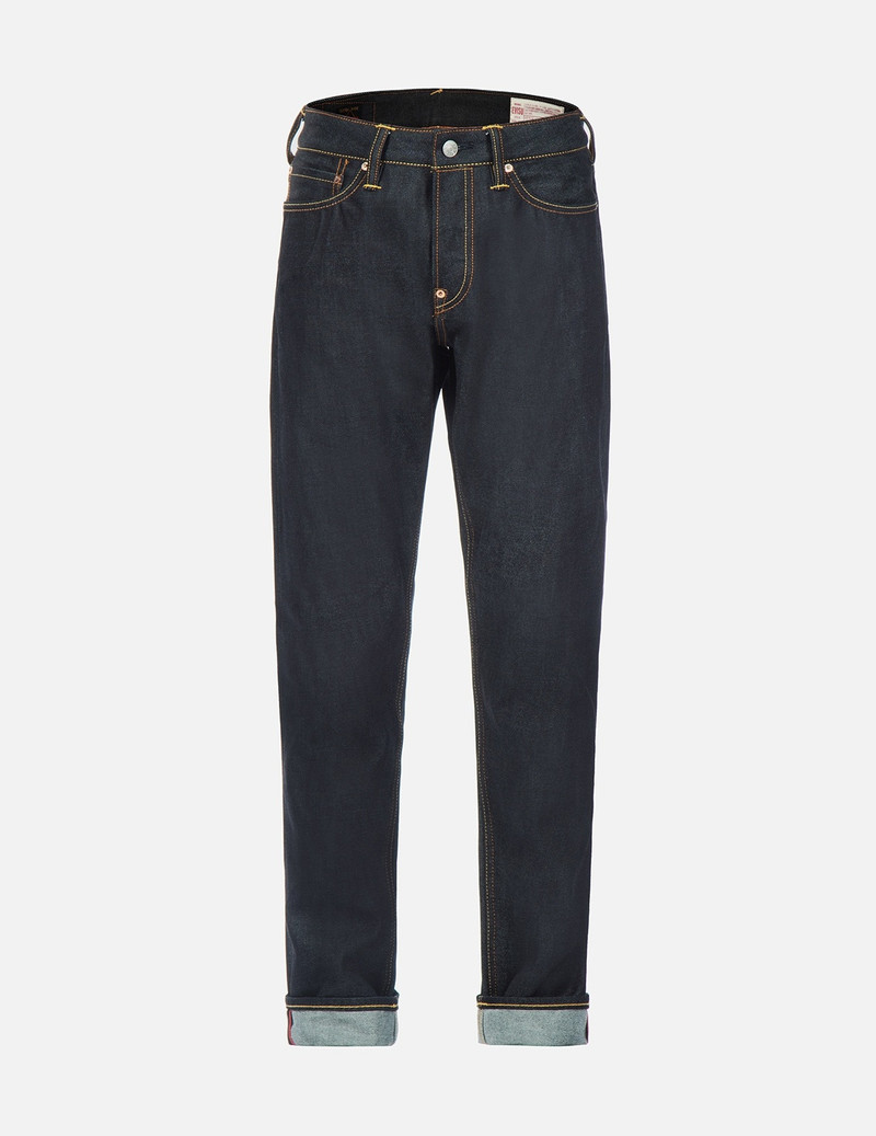 MONOGRAM EMBOSSED SEAGULL PRINT CARROT FIT JEANS #2017 1