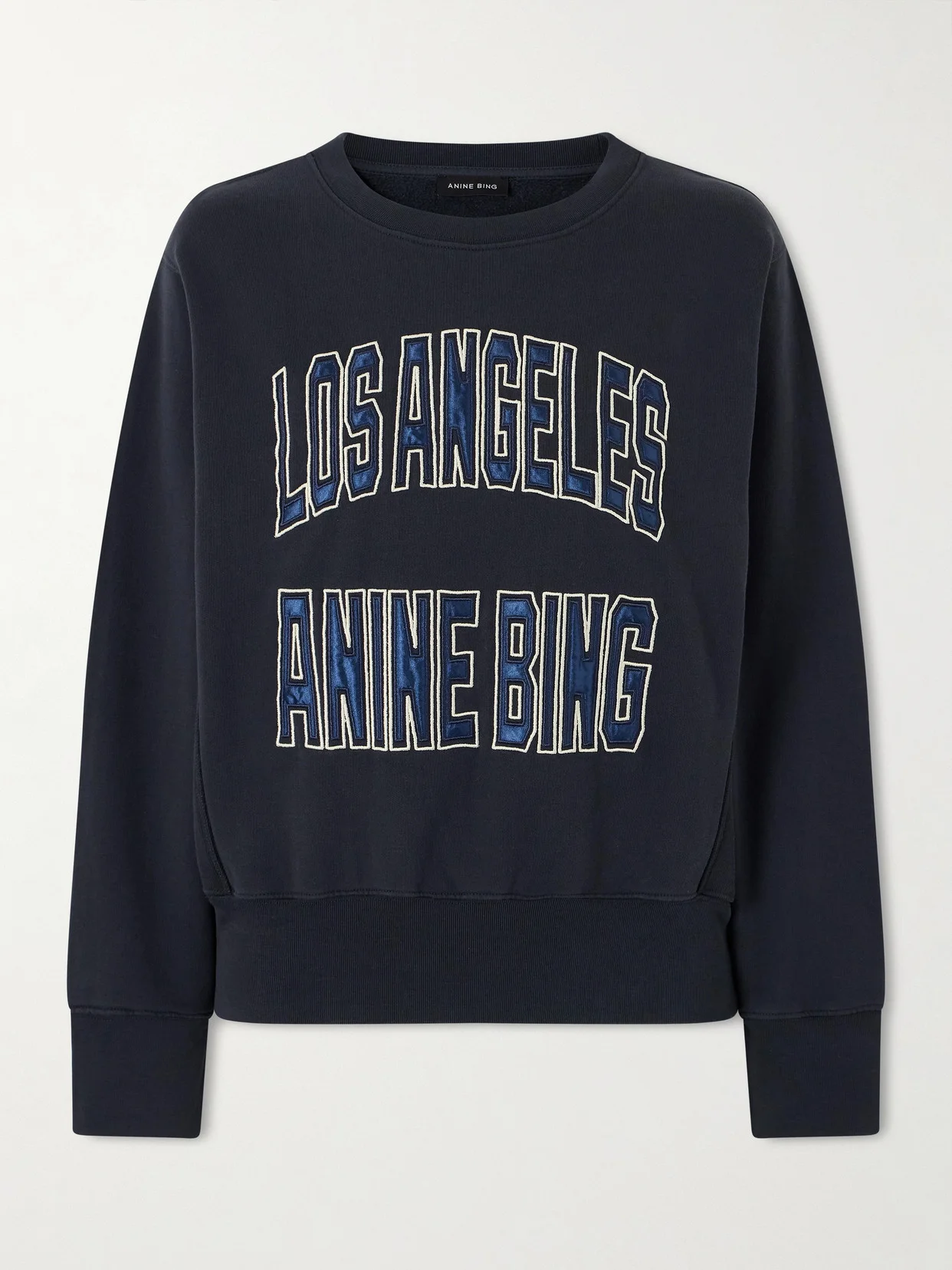 Harry Embroidered Appliquéd Cotton-jersey Sweatshirt - 1