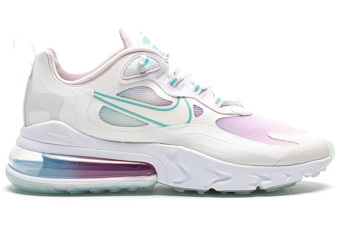 Nike Air Max 270 React Summit White Bleached Aqua (W) - 1