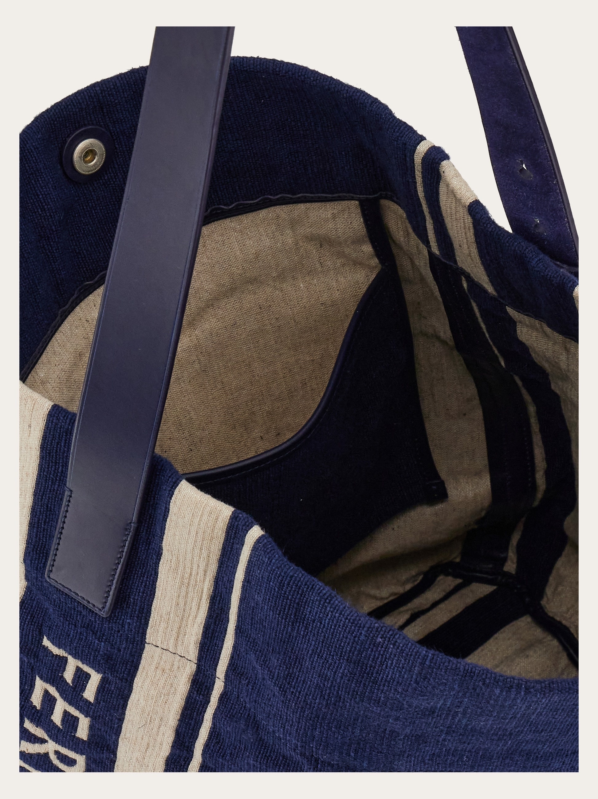 Jacquard fabric tote bag - 4