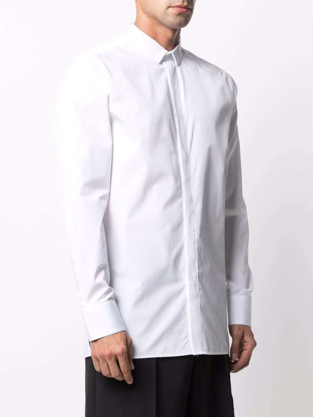 4G logo-embroidered tuxedo shirt - 3