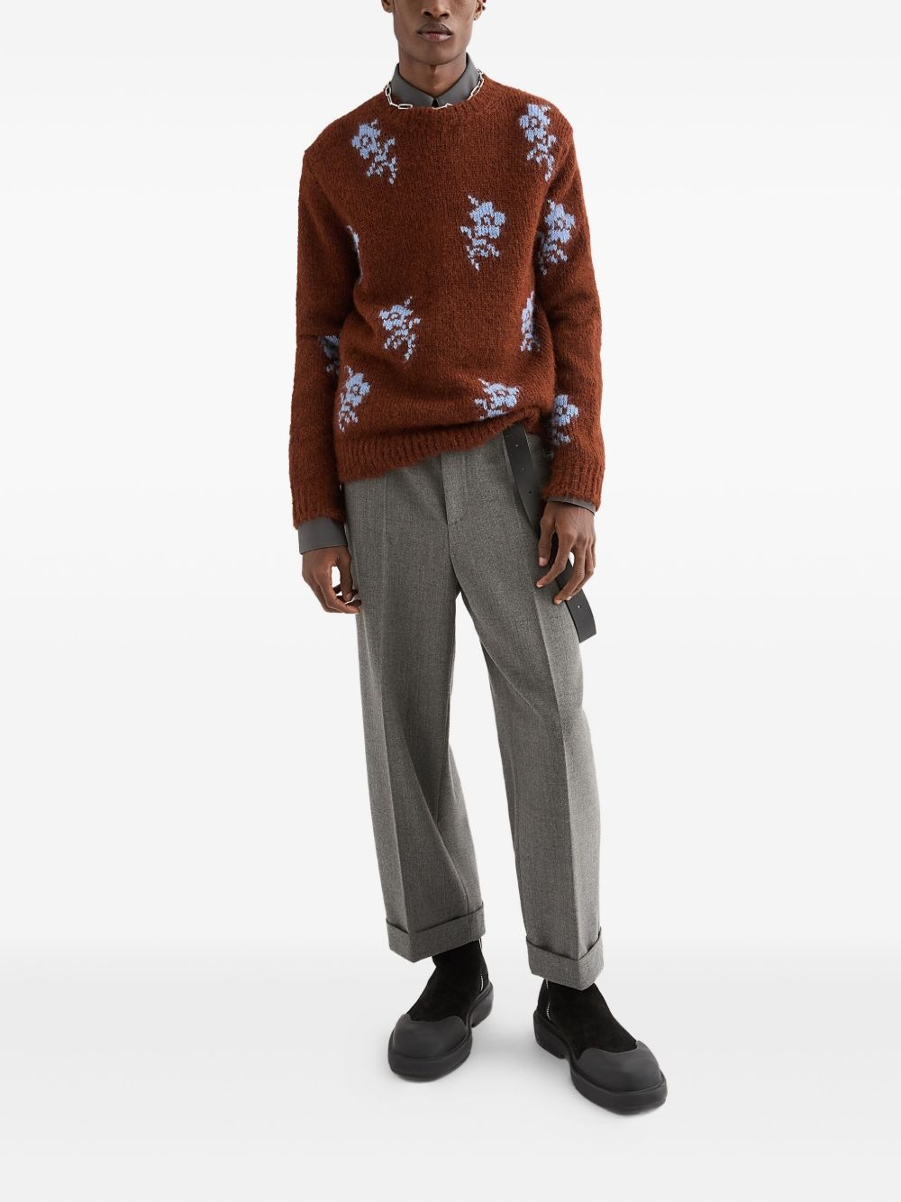 floral sweater - 3