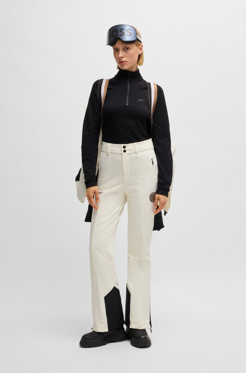 BOSS BOSS SKI FLEECE-BONDED TROUSERS WITH SNOW GUARD outlook