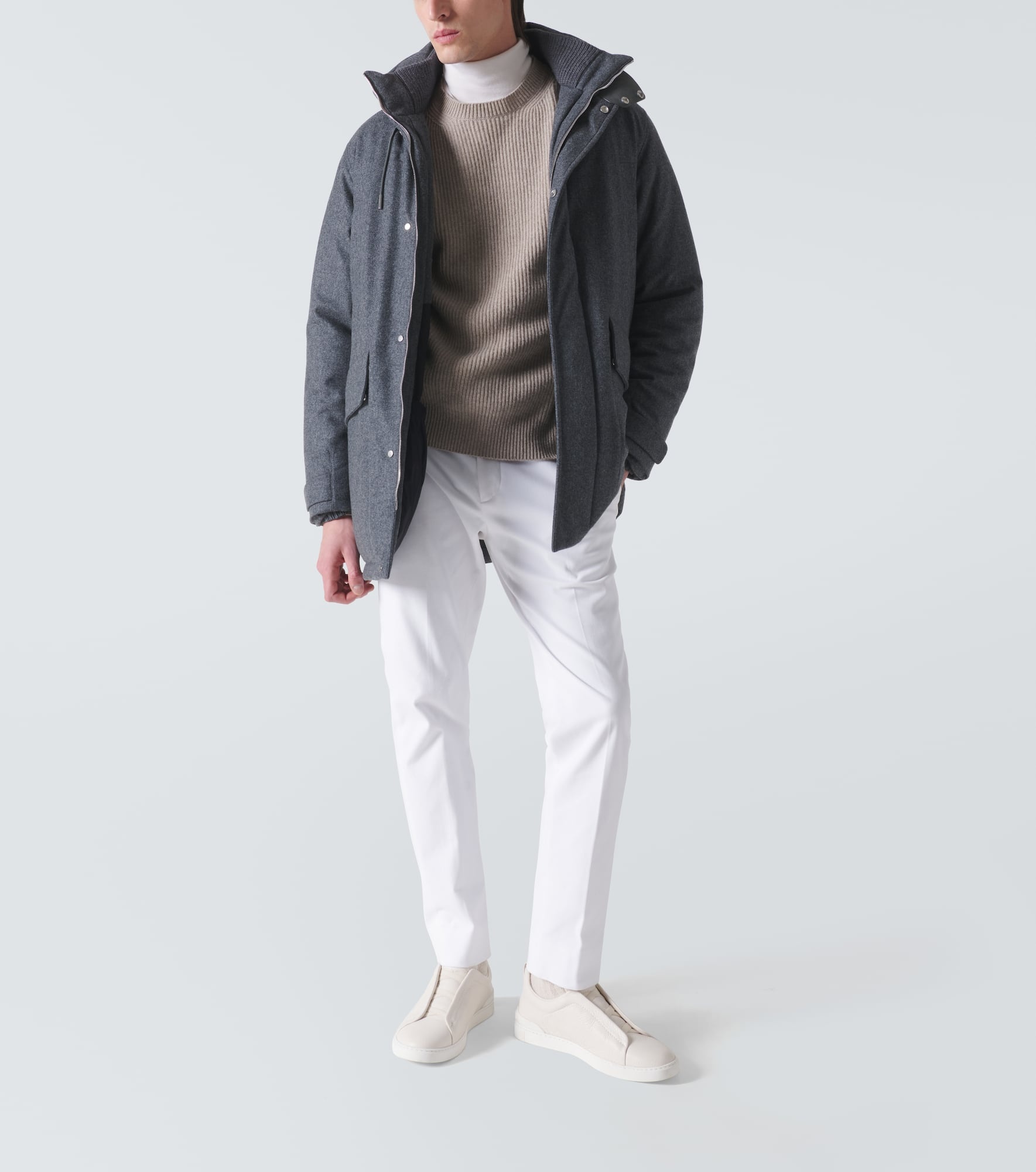 Wool down coat - 2