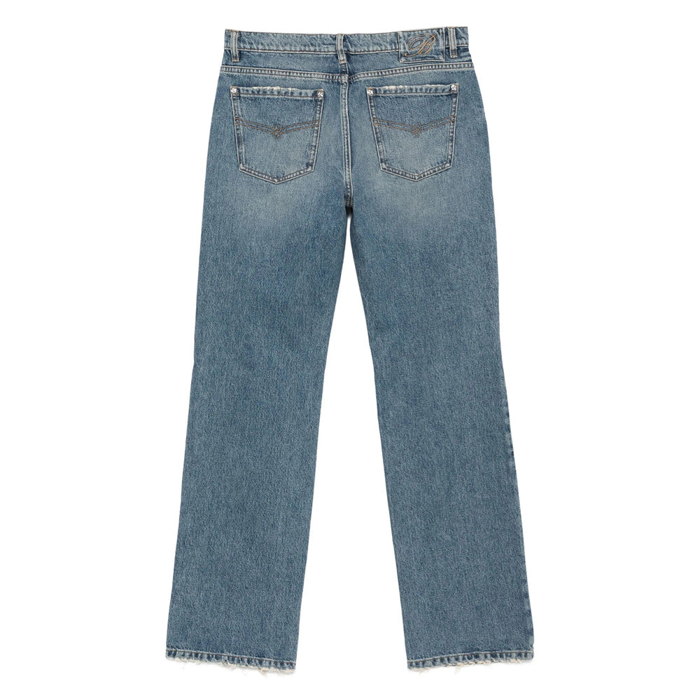 Blumarine Blue Denim - Straight-Leg Jeans Women - 2