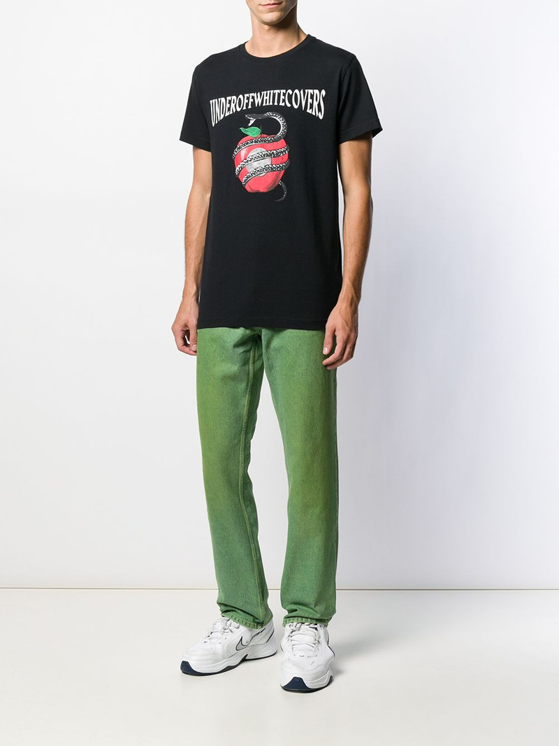 Off-White Apple Snake print T-shirt outlook