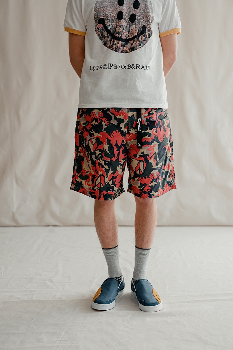 FAST-DRY TAFFETA PEACE CAMO EASY SHORTS - COLORFUL - 3