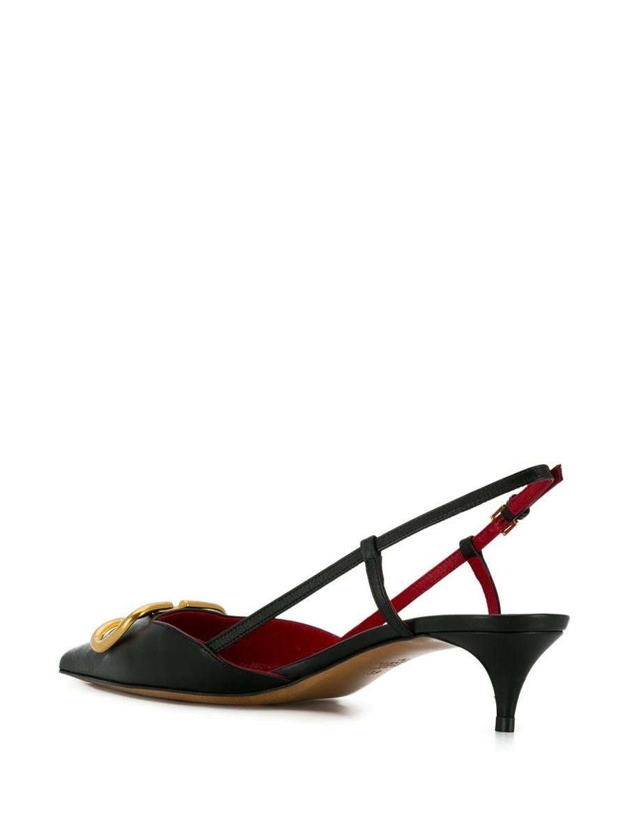 VALENTINO GARAVANI VLOGO SIGNATURE LEATHER PUMPS - 3