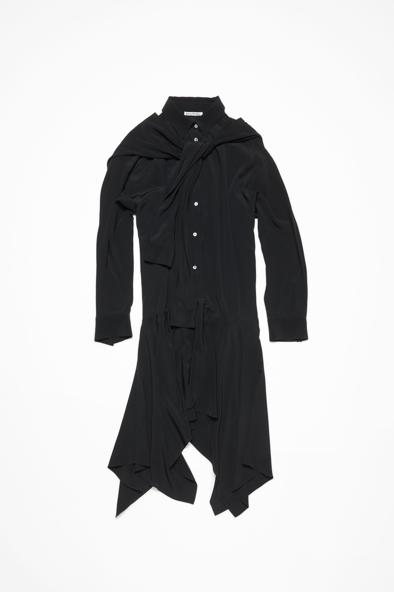 Layered dress - Black - 1