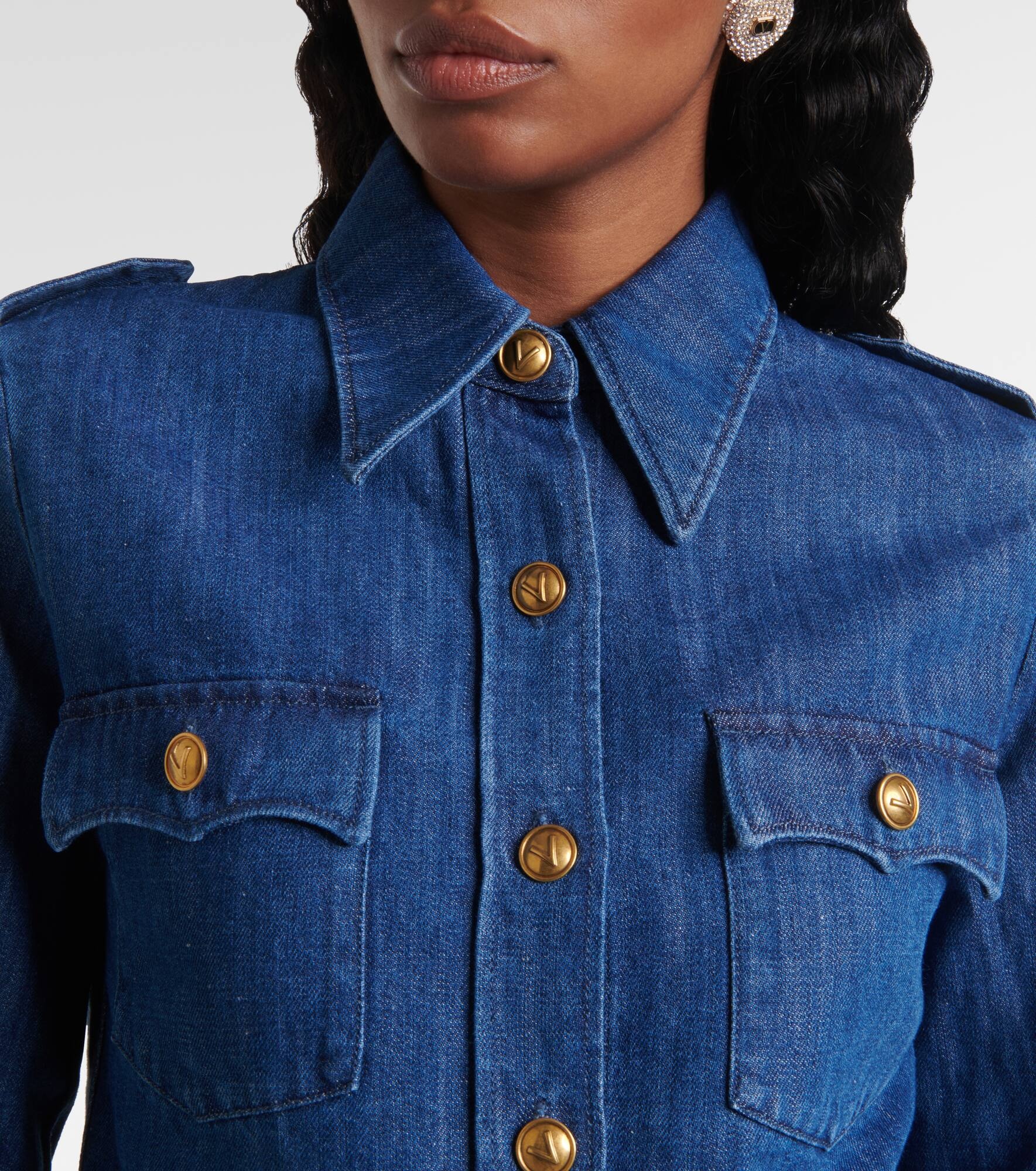 Denim top - 4