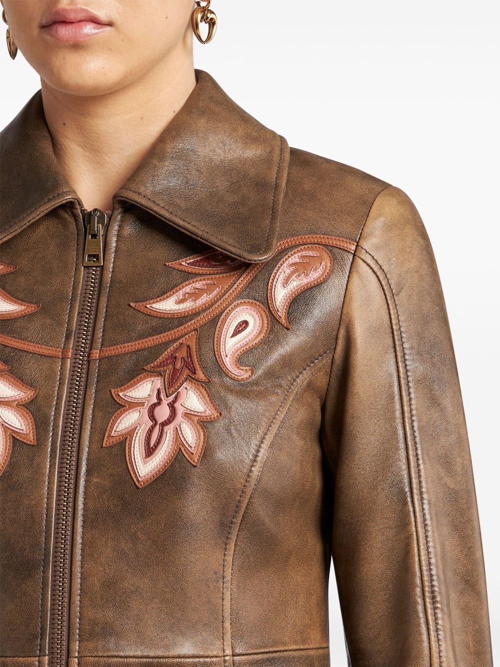 leather coat - 5