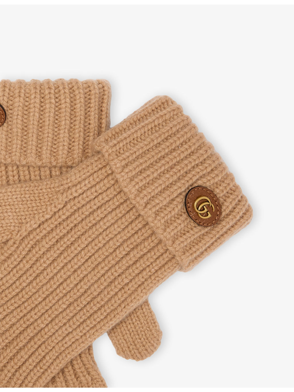 Double-G Wool And Cashmere Gloves - 2