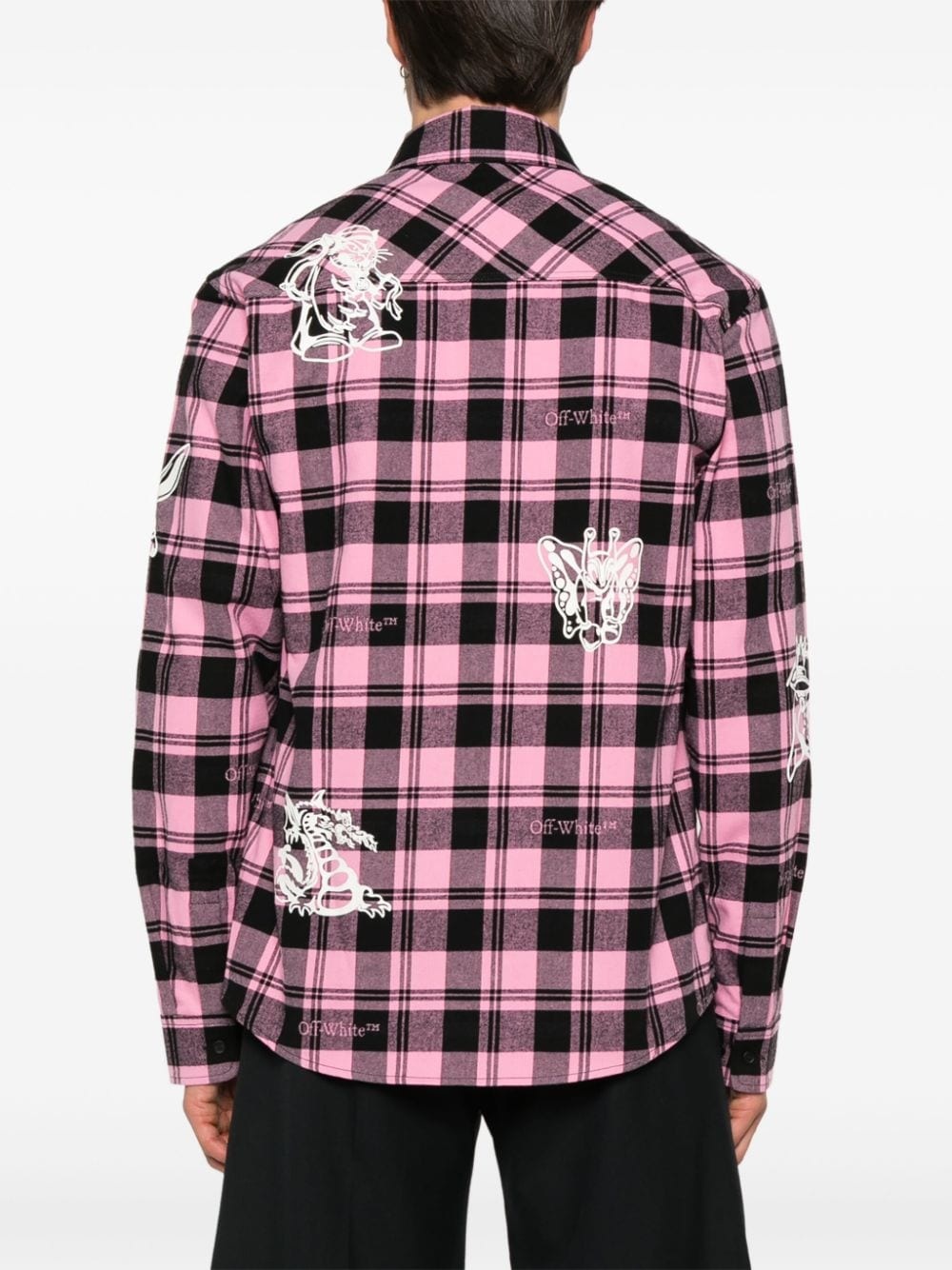 Character Check flannel shirt - 4