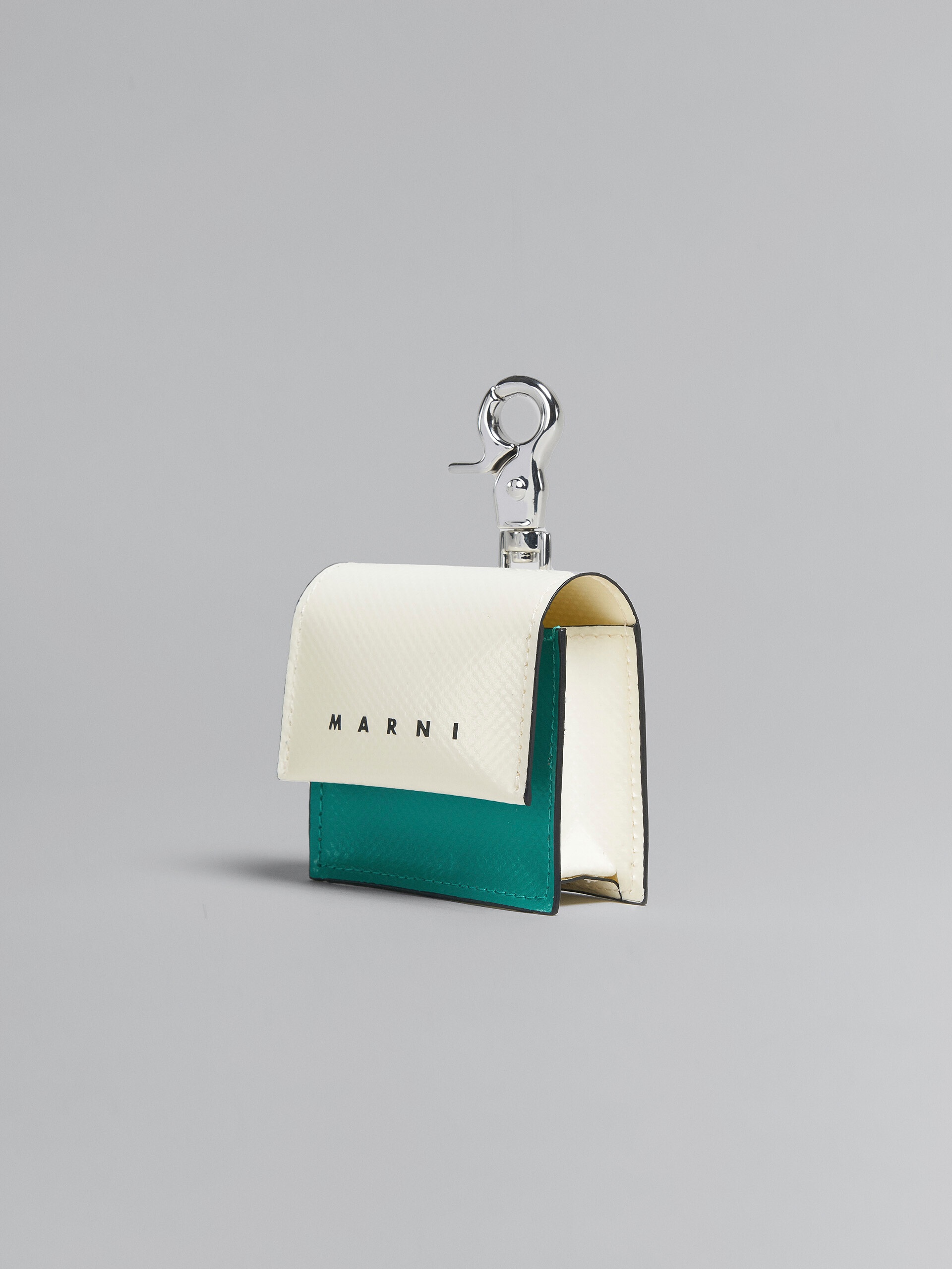 GREEN AND WHITE AIRPODS CASE - 5