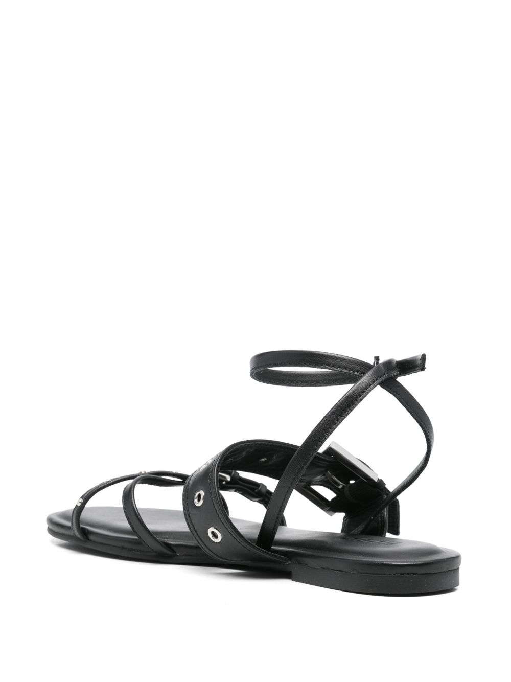 eyelet-detail sandals - 3