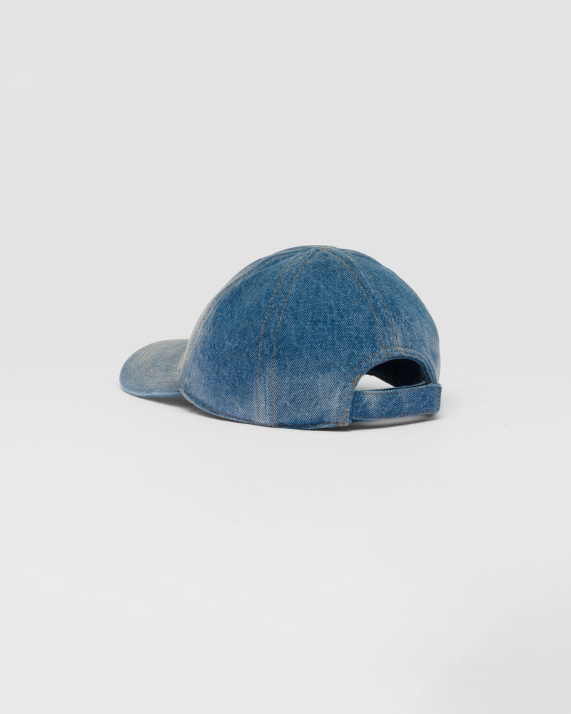 Denim baseball cap 3