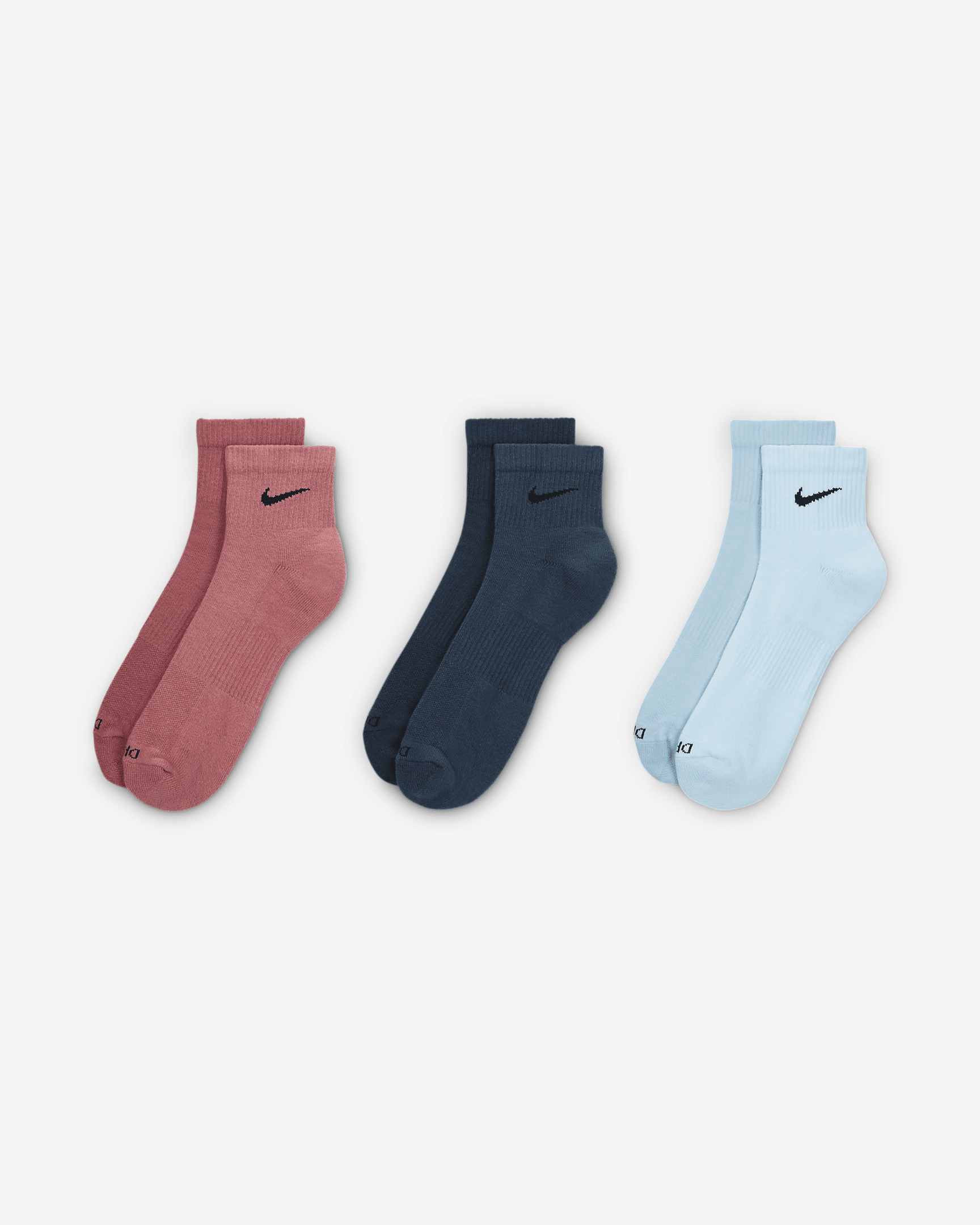 Nike Everyday Plus Cushioned Training Ankle Socks (3 Pairs) - 2