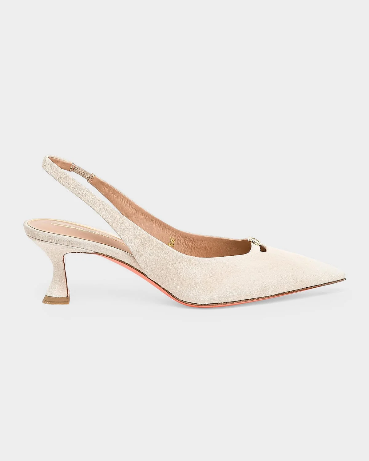 55mm Sabine Suede Buckle Pumps - 1