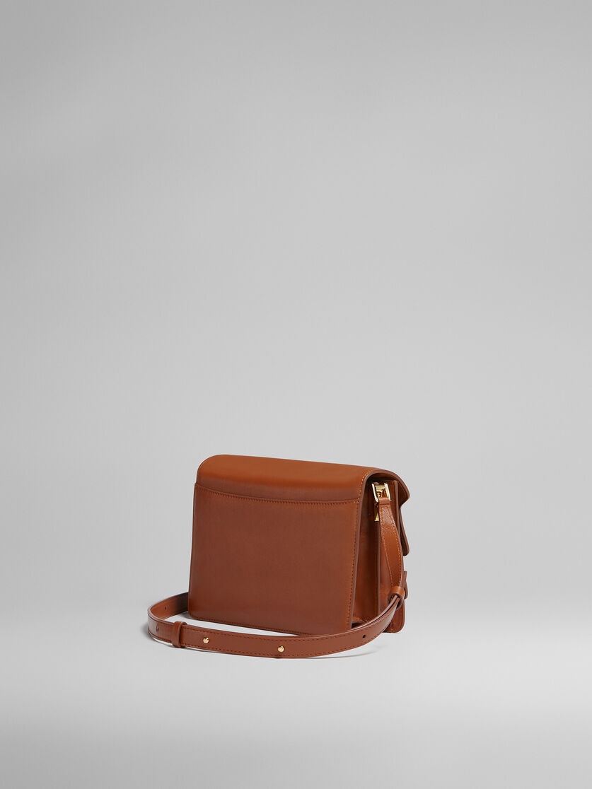 TRUNK SOFT MEDIUM BAG IN BROWN LEATHER - 3