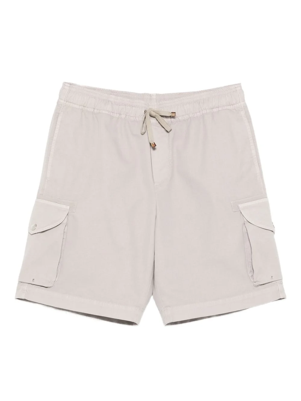 drawstring-fastening cargo shorts - 1