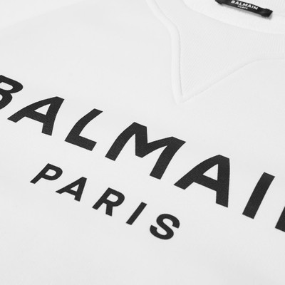 Balmain Balmain Paris Logo Crew Sweat outlook