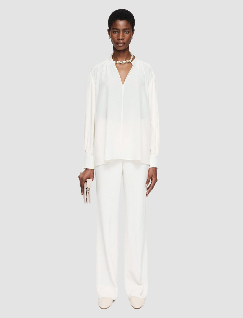 JOSEPH Silk Crepe de Chine Blondel Blouse outlook