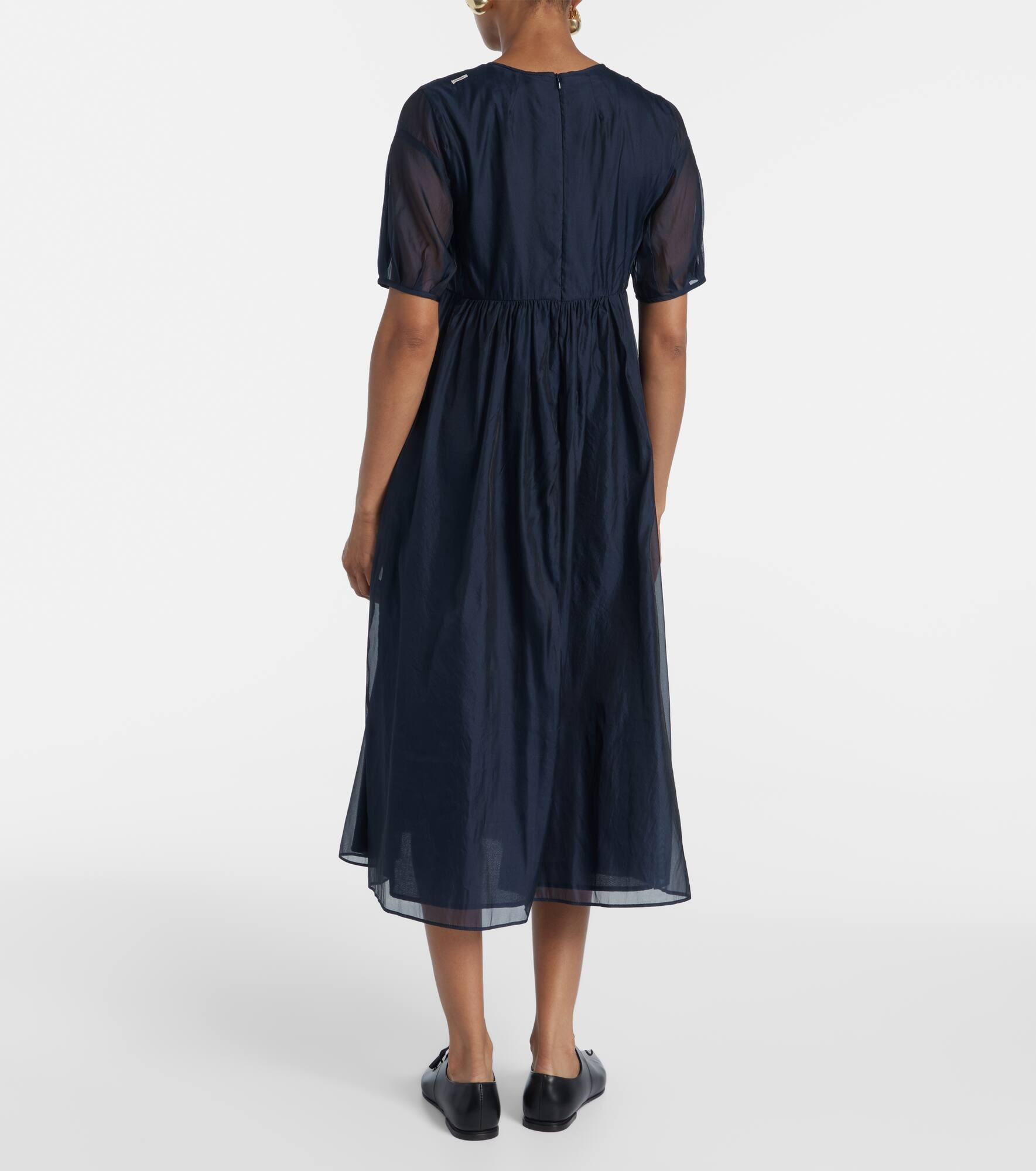 Fatoso silk-blend organza midi dress - 3