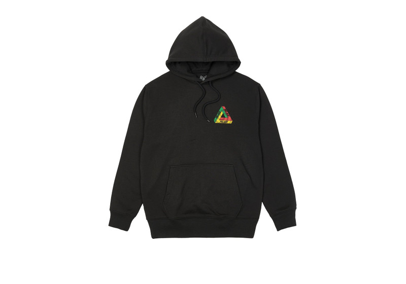 PALACE SWIRL TRI-FERG HOOD BLACK outlook