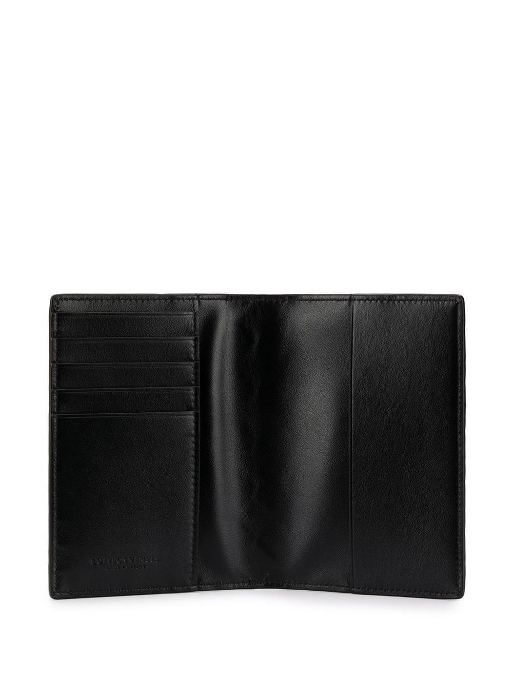 intrecciato weave passport holder - 3