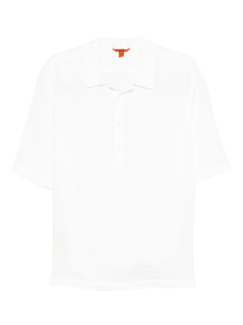Mola half-button linen shirt 1