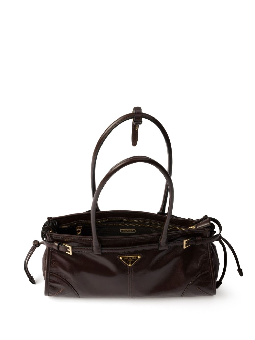 Medium leather handbag - 7