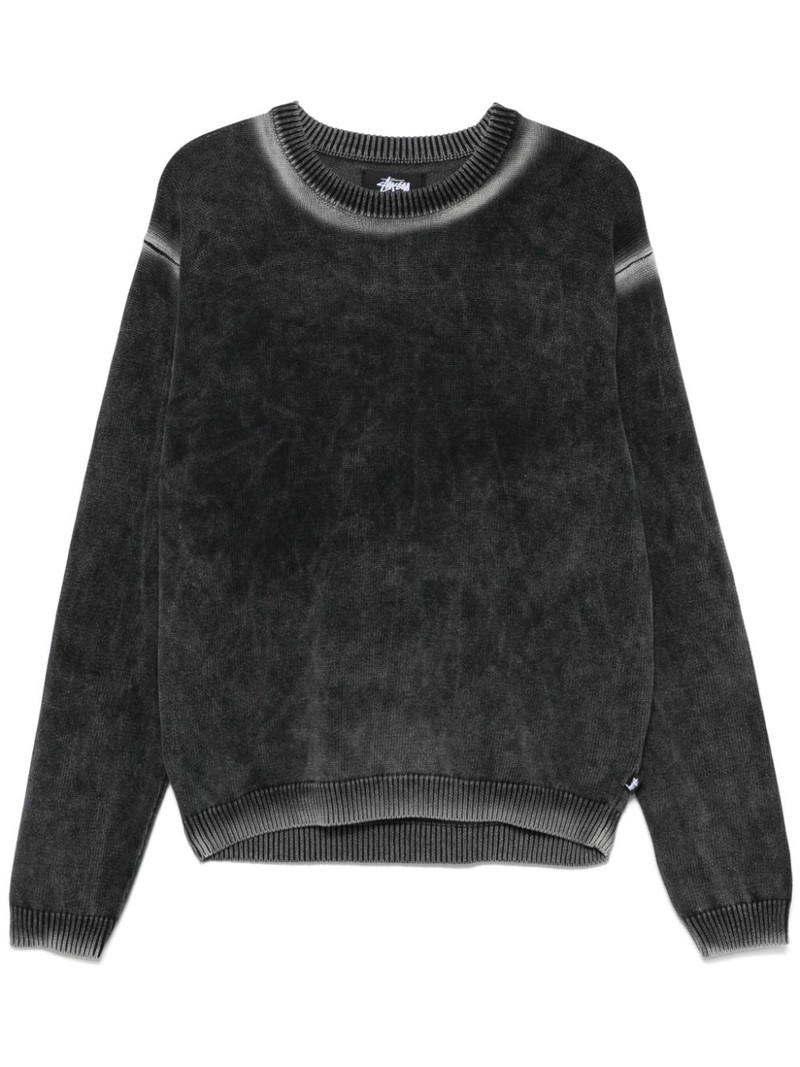 Cotton crewneck sweater - 1
