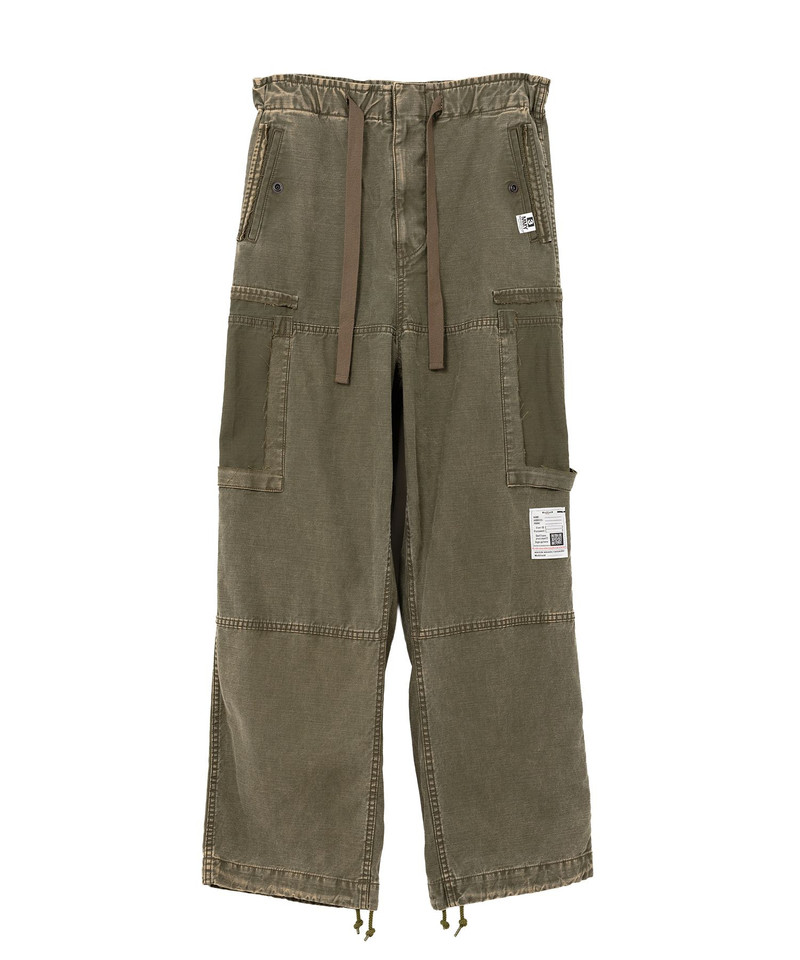 Cotton Satin Cargo Pants 29