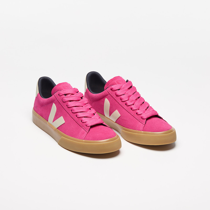 VEJA CAMPO BOLD SUEDE PINK PIERRE NATURAL outlook