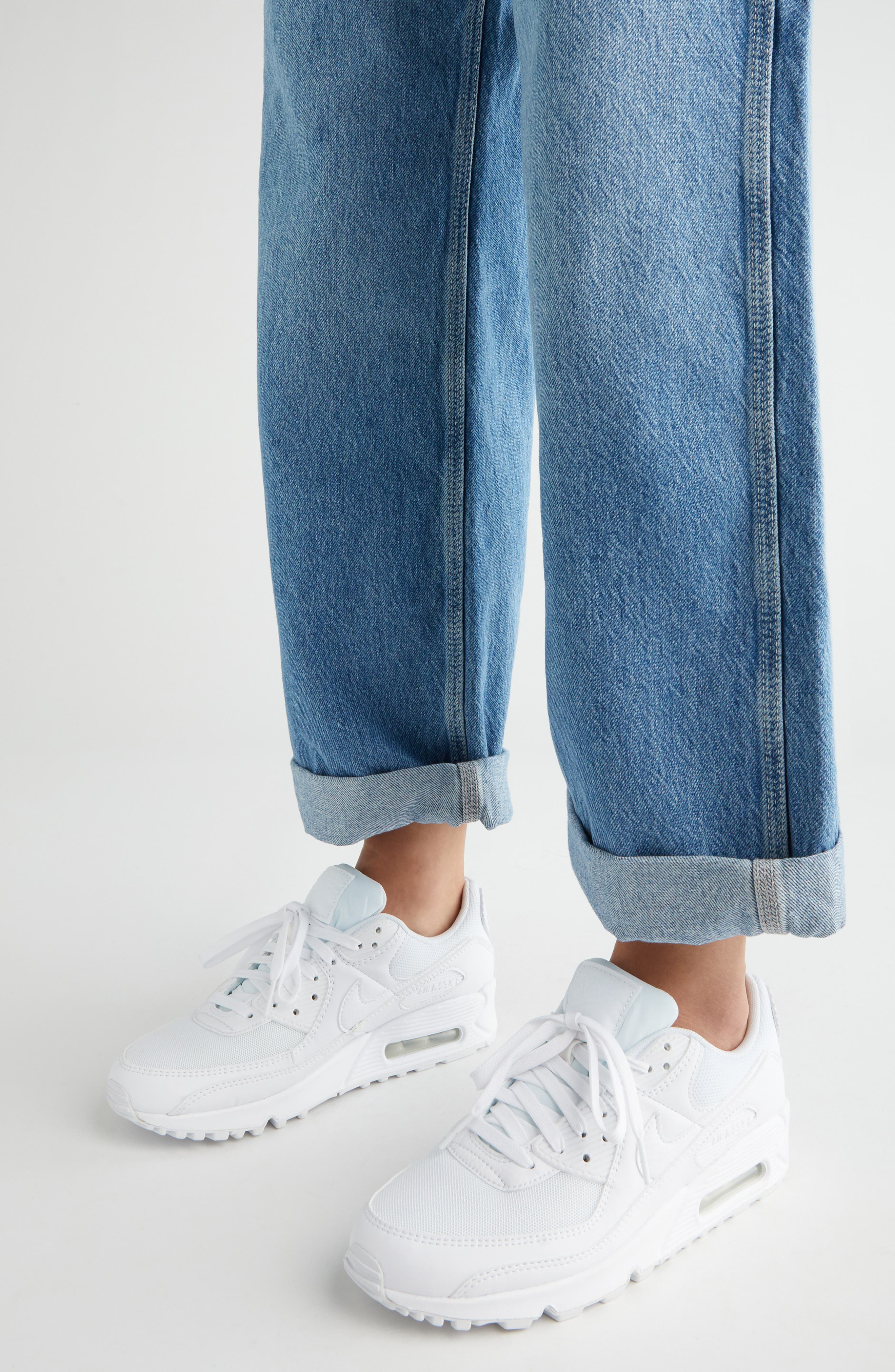 Nike Air Max 90 Sneaker in 100 White/white at Nordstrom - 6