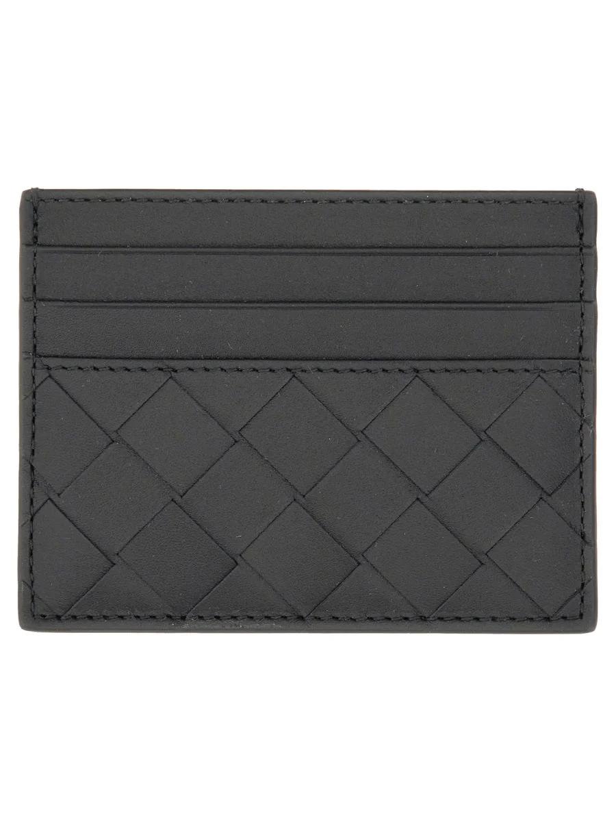 Bottega Veneta Men Woven Credit Card Holder - 1
