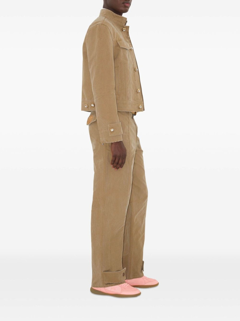 Burberry cotton trousers outlook