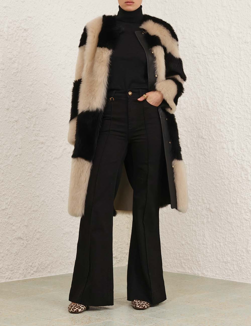 ILLUSTRATION SWIRL COAT - 7
