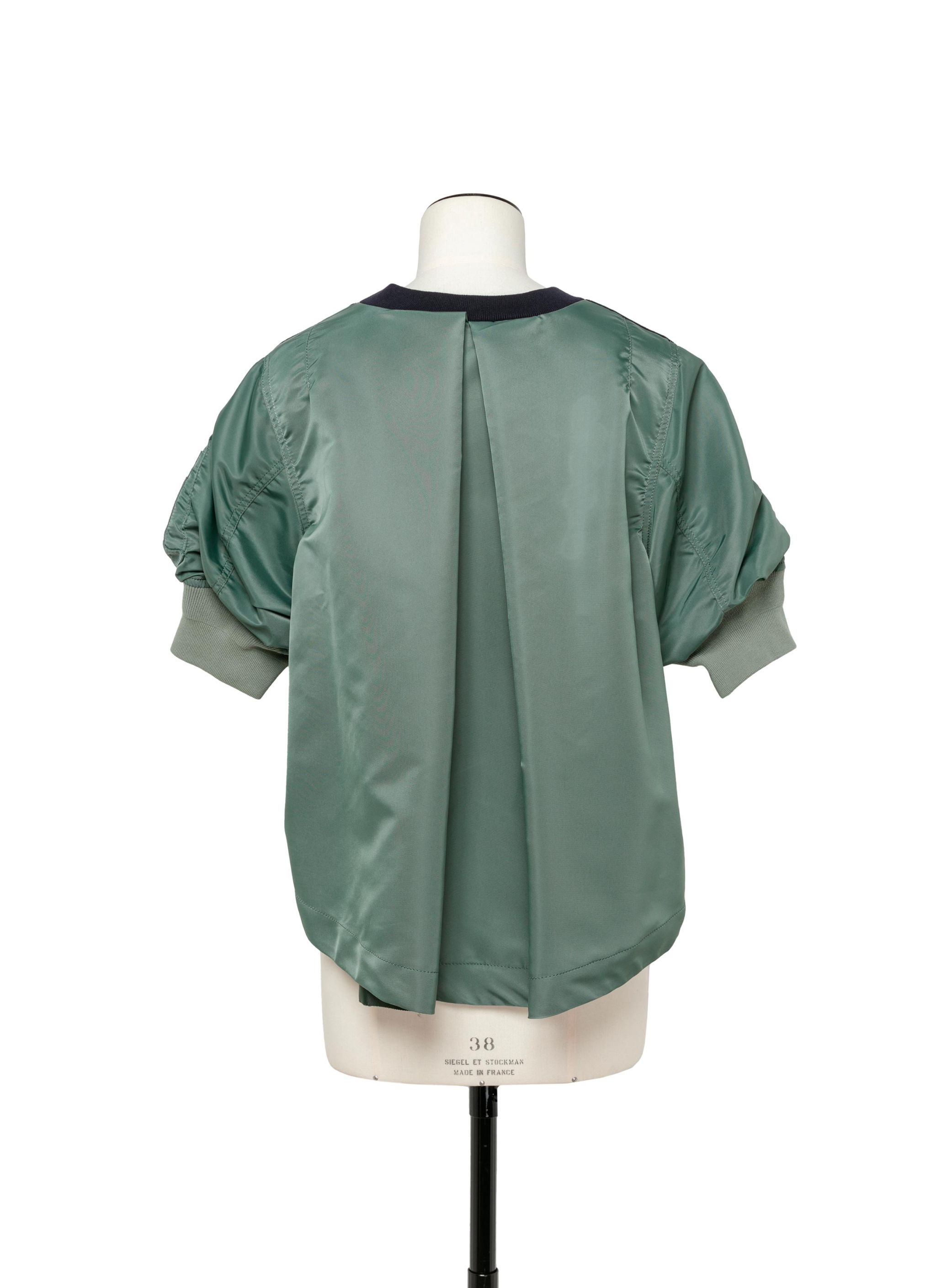 Nylon Twill x Sponge Sweat Pullover - 3