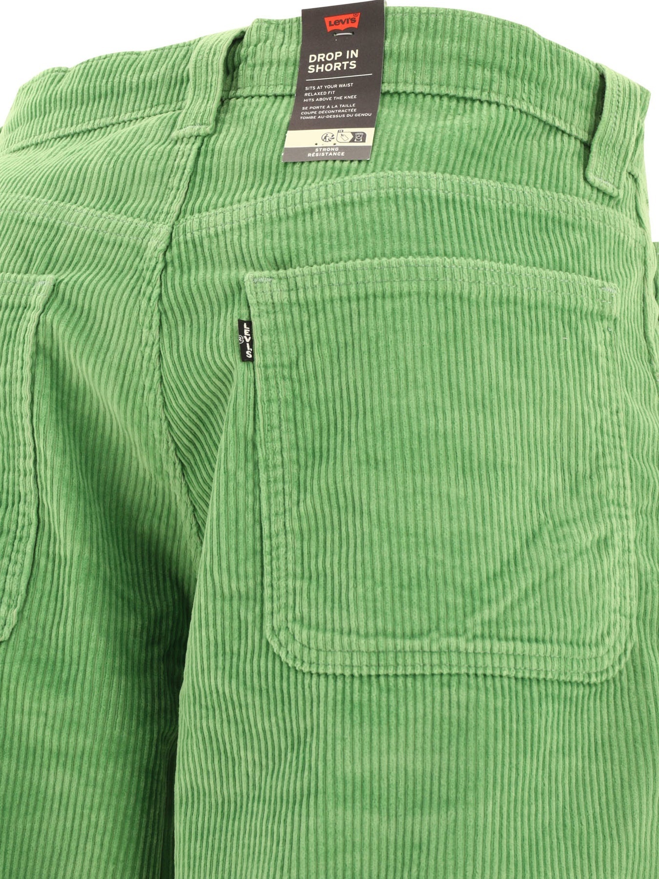 Corduroy S Short Green - 4